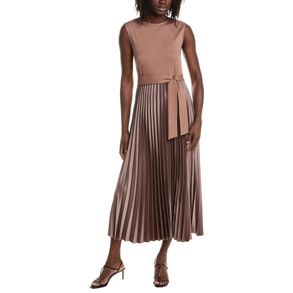 Max Mara Womens Weekend Samuele Midi Dress, Brown